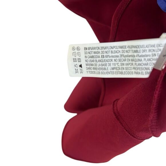 Forever 21 Contemporary Off The Shoulder Bodycon Mermaid Dress Red Size Medium - Picture 6 of 7